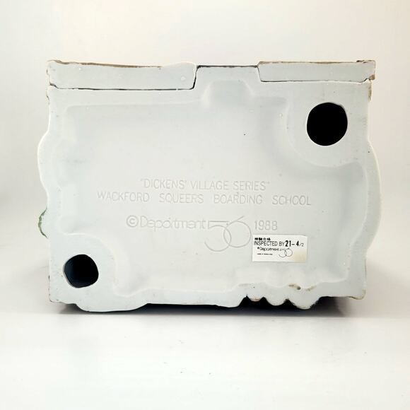 Dept 56 Dickens' Village Nicholas Nickleby Wackford Squeers Boarding School - Picture 10 of 16